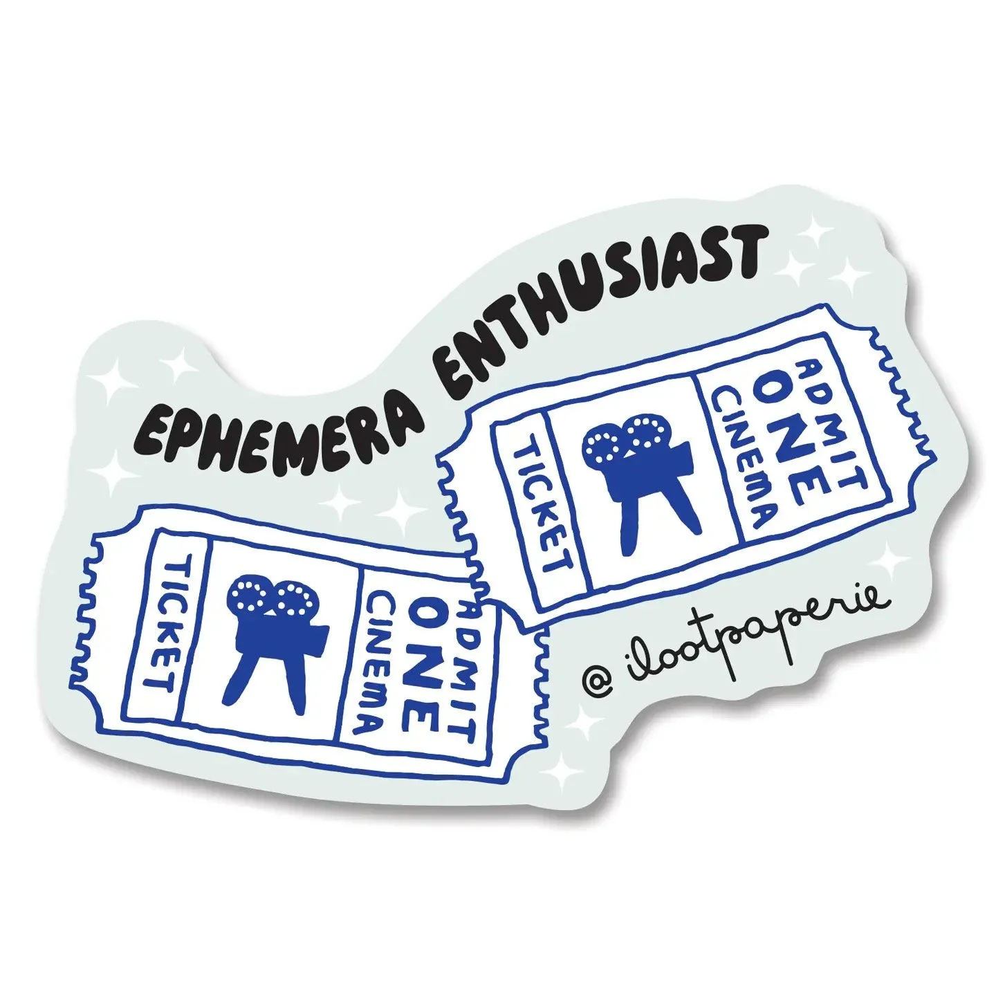 Ephemera Enthusiast Sticker