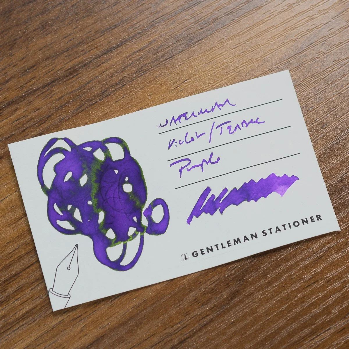 Waterman Tender Purple Swatch
