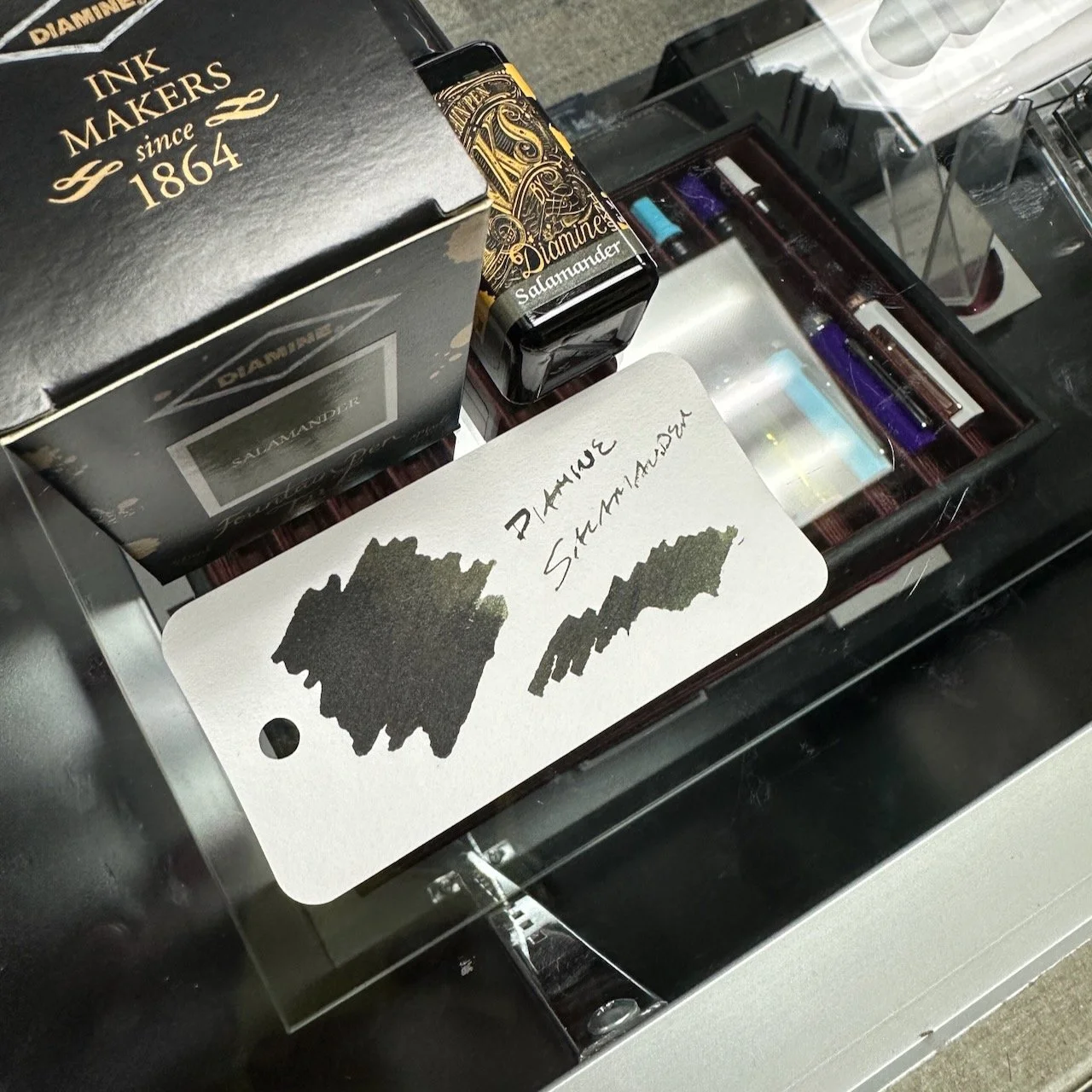 Diamine Salamander Swatch