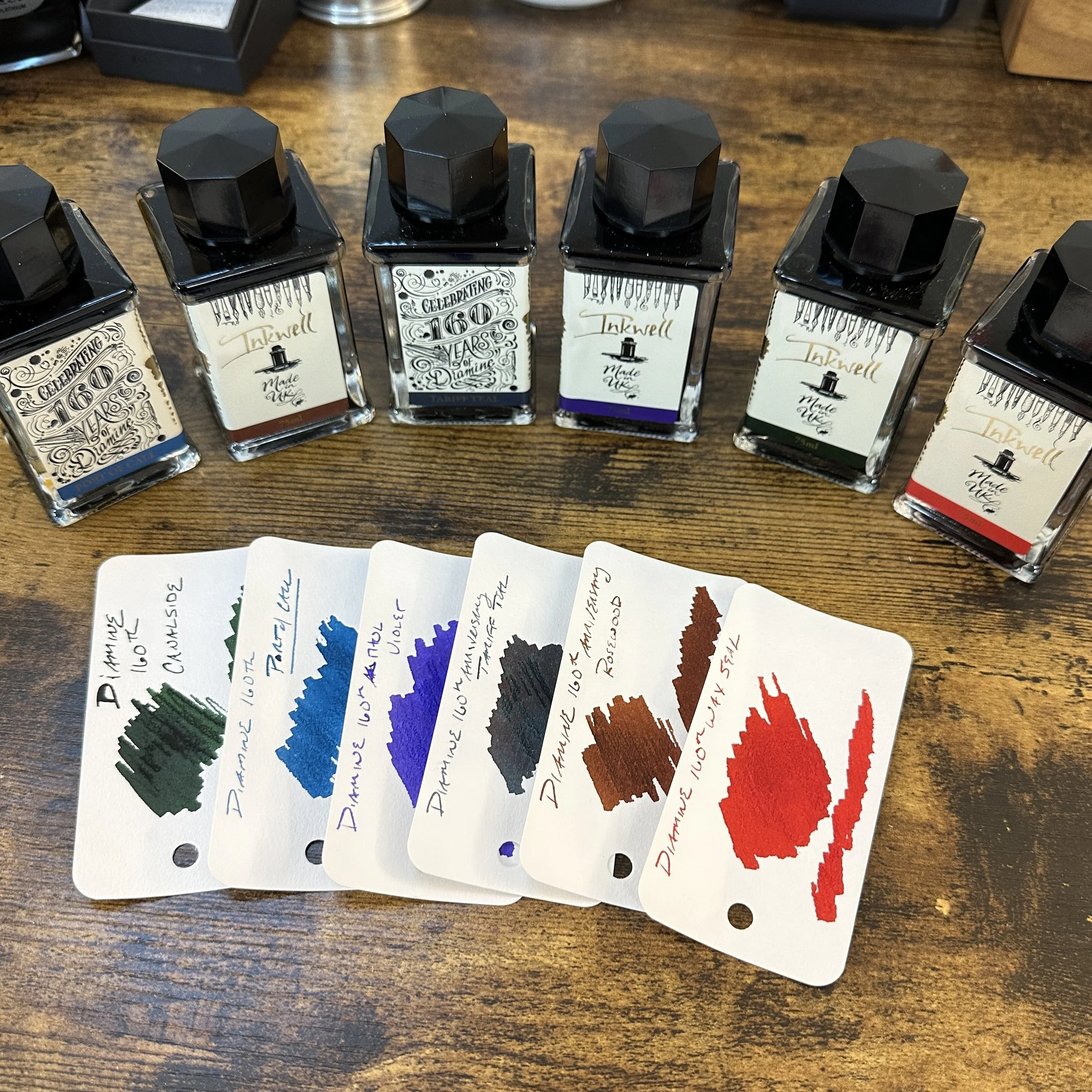 Diamine 160th Anniversary Inks