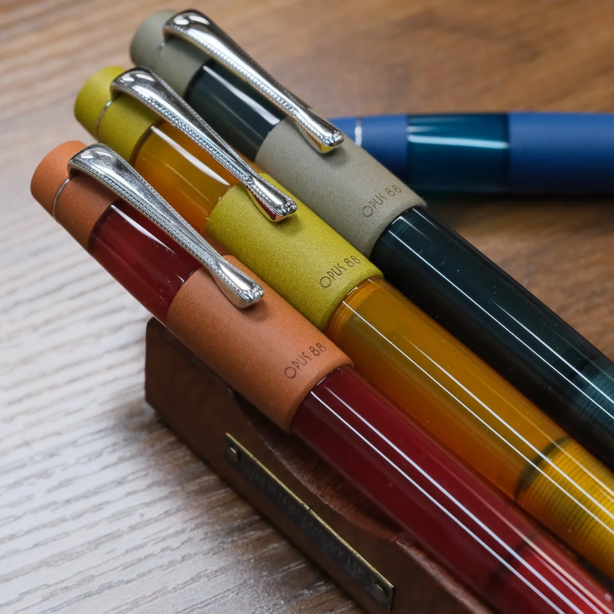 Opus 88 Koloro Ebonite Demonstrator Fountain Pens