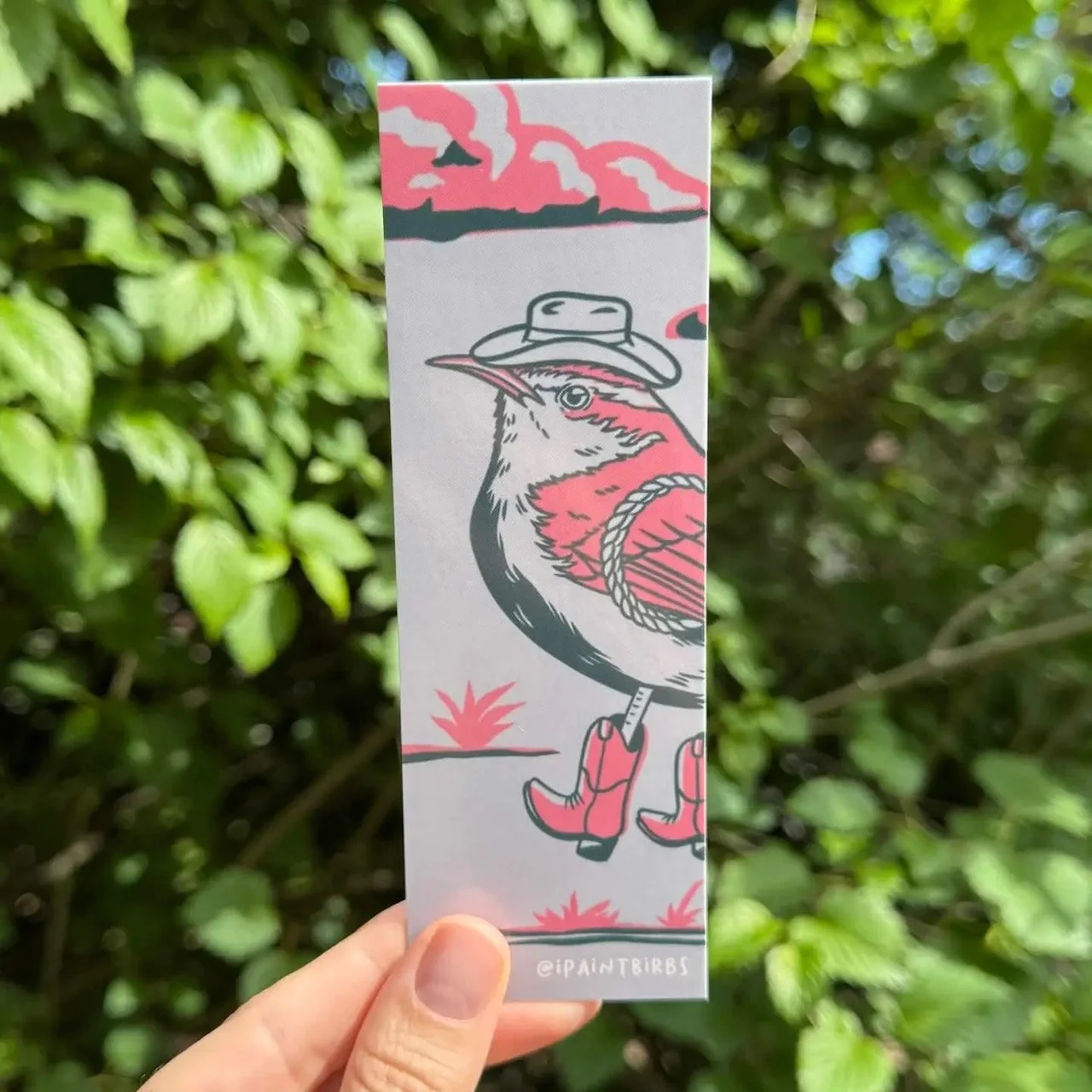 iPaint Birbs Wranglin' Wren Bookmarks