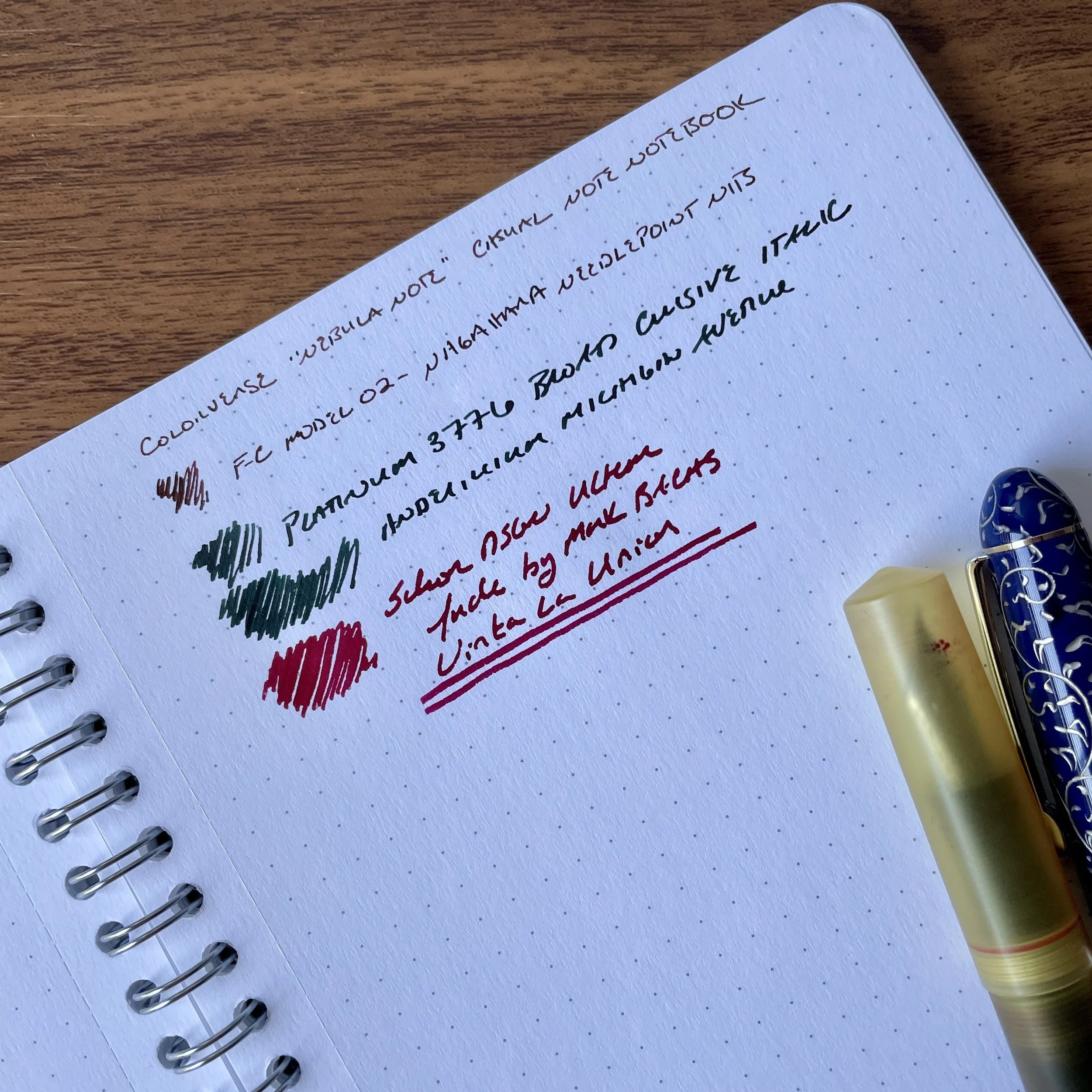 Colorverse Nebula Note Writing Sample