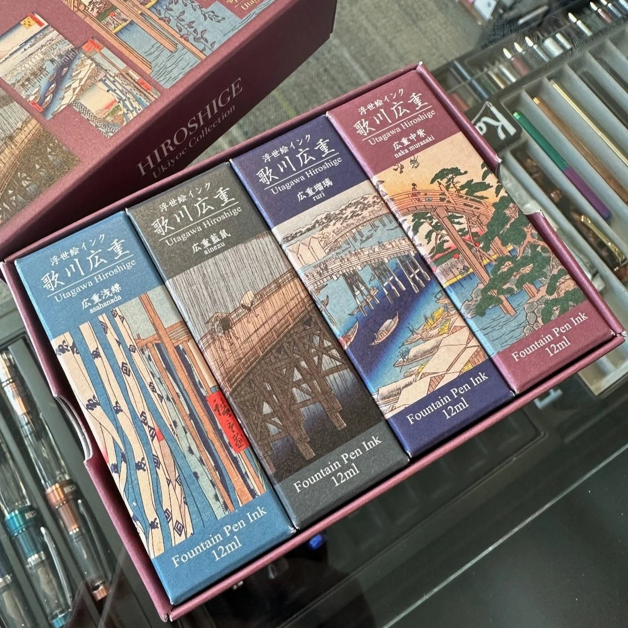 Taccia Ukiyo-e Hiroshige Ink Assortment