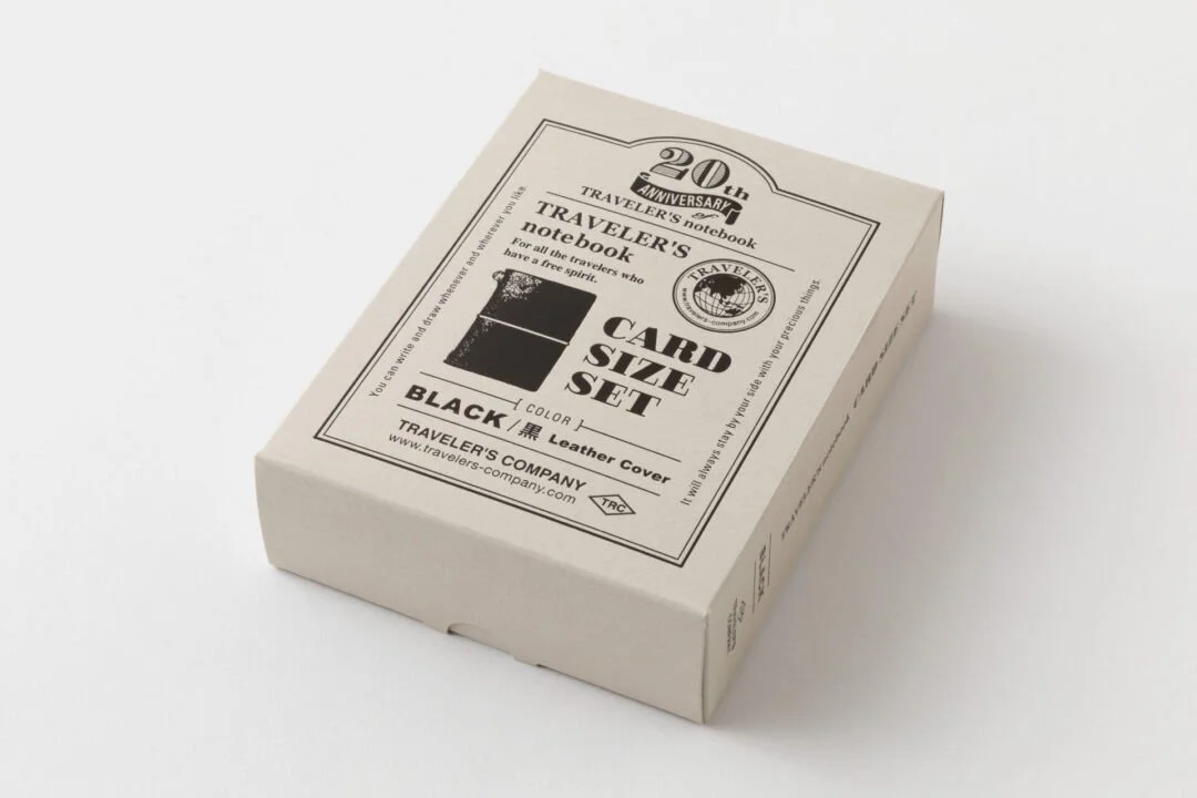 Traveler's Company 20th Anniversary Card Set Box