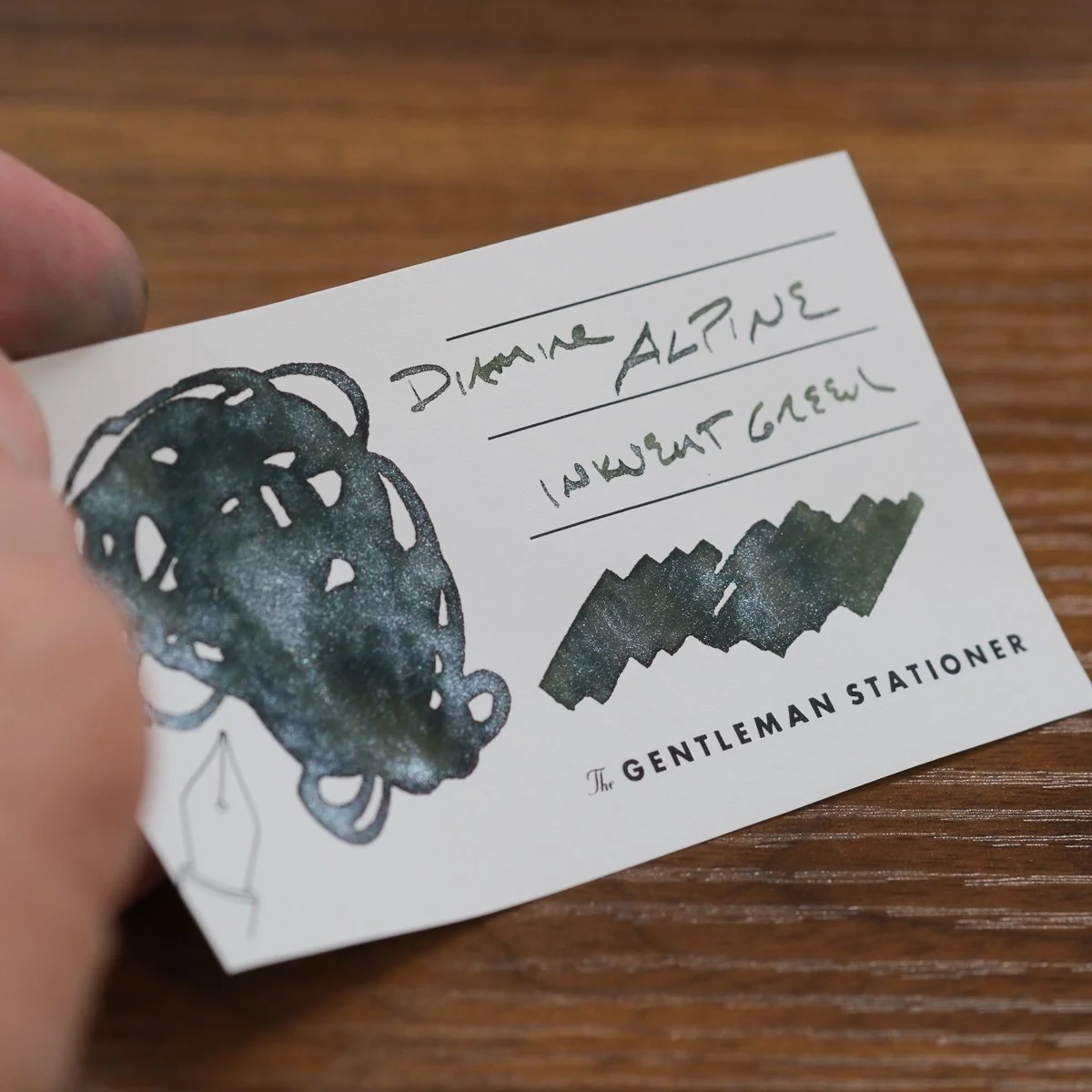 Diamine Inkvent Green Edition Alpine Swatch