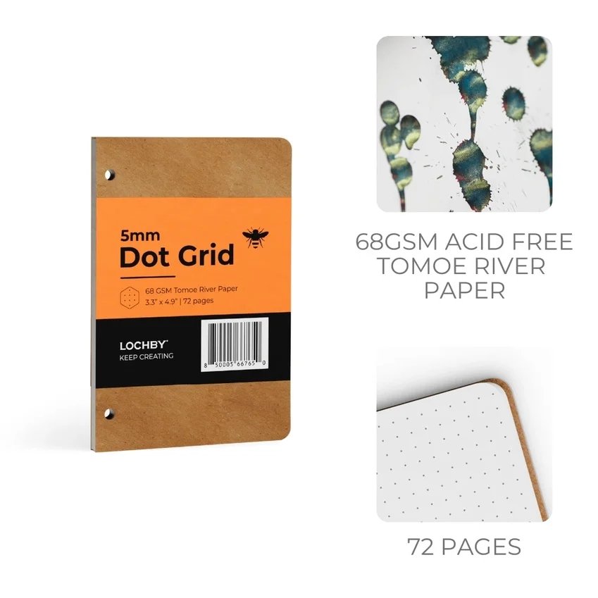 Lochby A7 Binder Refill Tomoe River Illustration