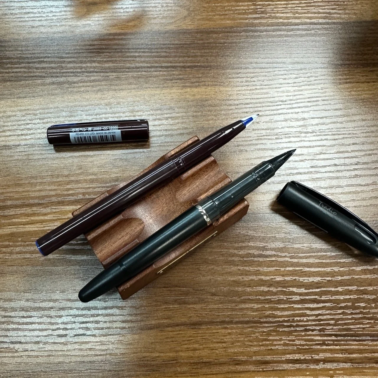 Pentel Tradio PulaMan Pens Uncapped