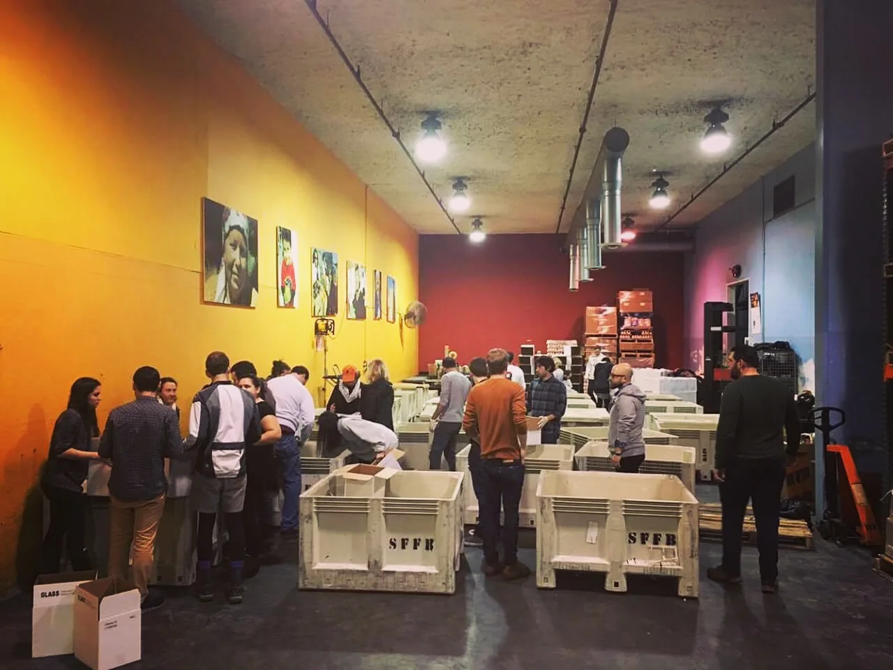 Volunteering at the SF Marin Food Bank
