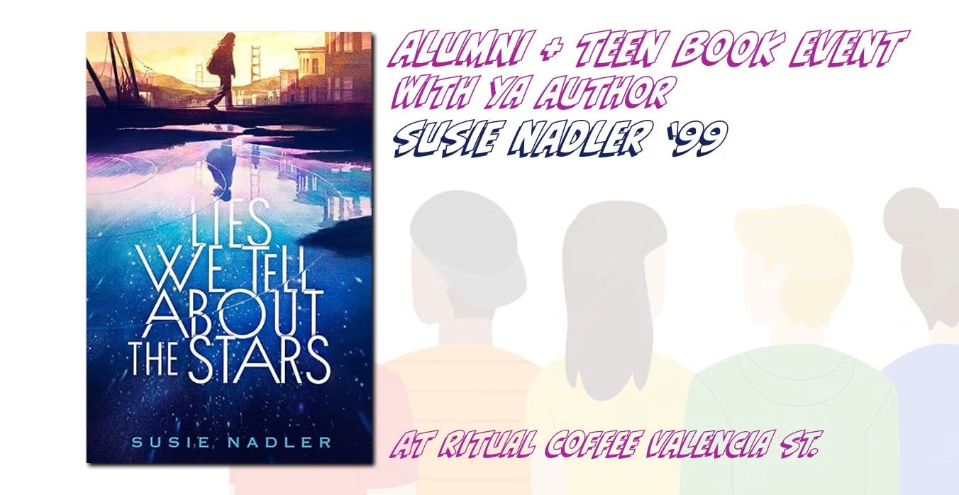 Alumni &amp; Teens Book Event with YA Author Susie Nadler '99 at Ritual Coffee 