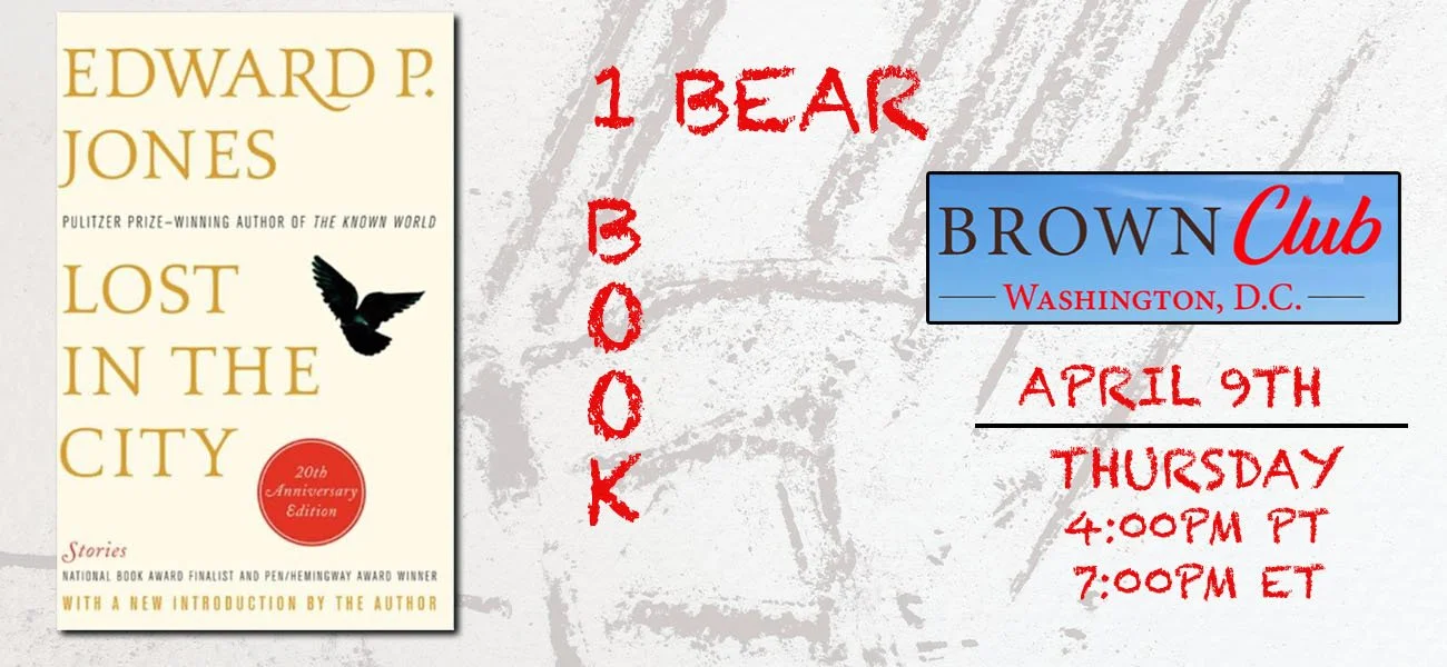1 Bear 1 Book Alumni Wide Book Club Presents Lost in the City 