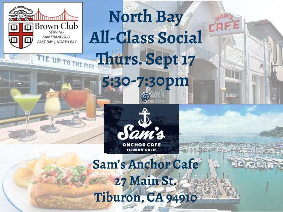 All Classes Social at Sam's Anchor Cafe in Tiburon