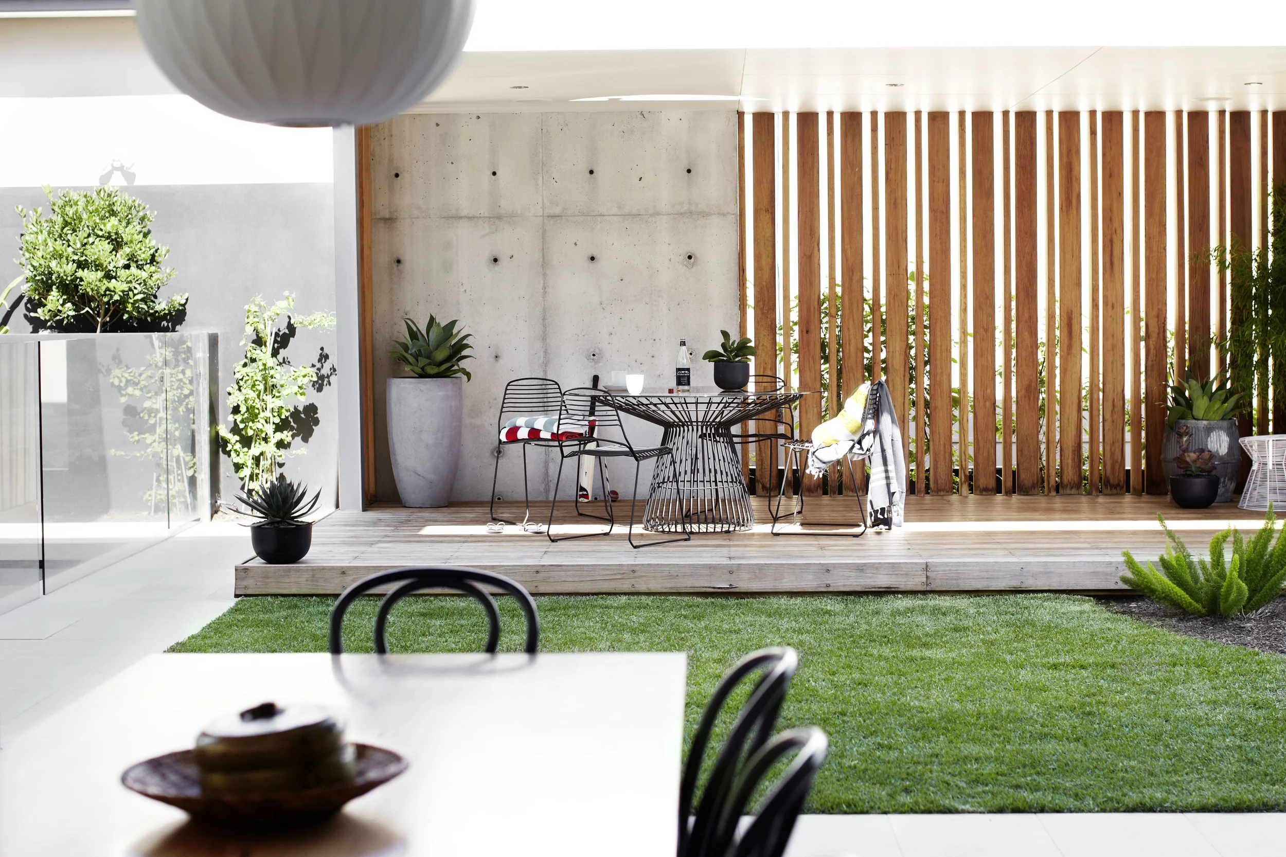 The Jak chair and Jill table used in our Clovelly project