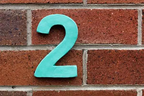 STYLE TIP - House Numbers
