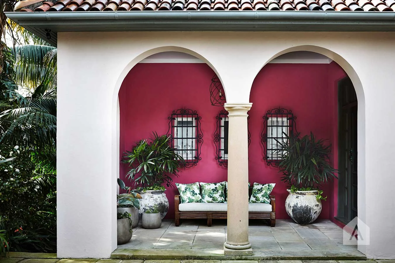 The complimentary colour palette used at our Bellevue Balcony Garden project