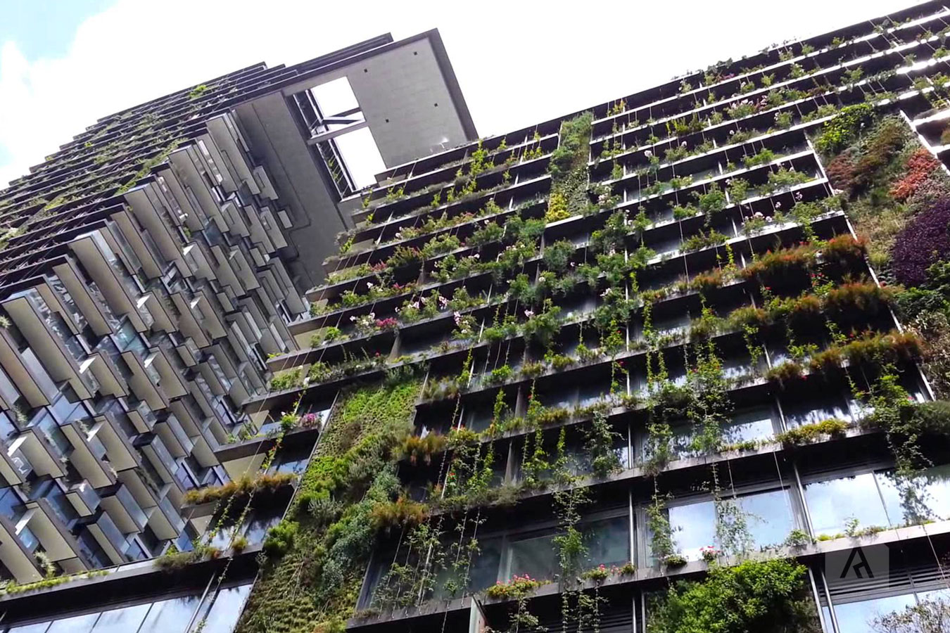A much loved new urban forest development in Sydney's CBD, The Central Park mixed-use building.