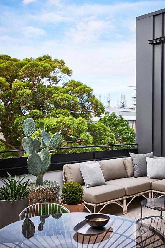 © Adam Robinson Design Sydney Outdoor Design Styling Rooftop Balcony Garden Waterloo 05.jpg