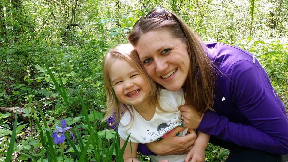 My daughter and I in the Great Smoky Mountains National Park