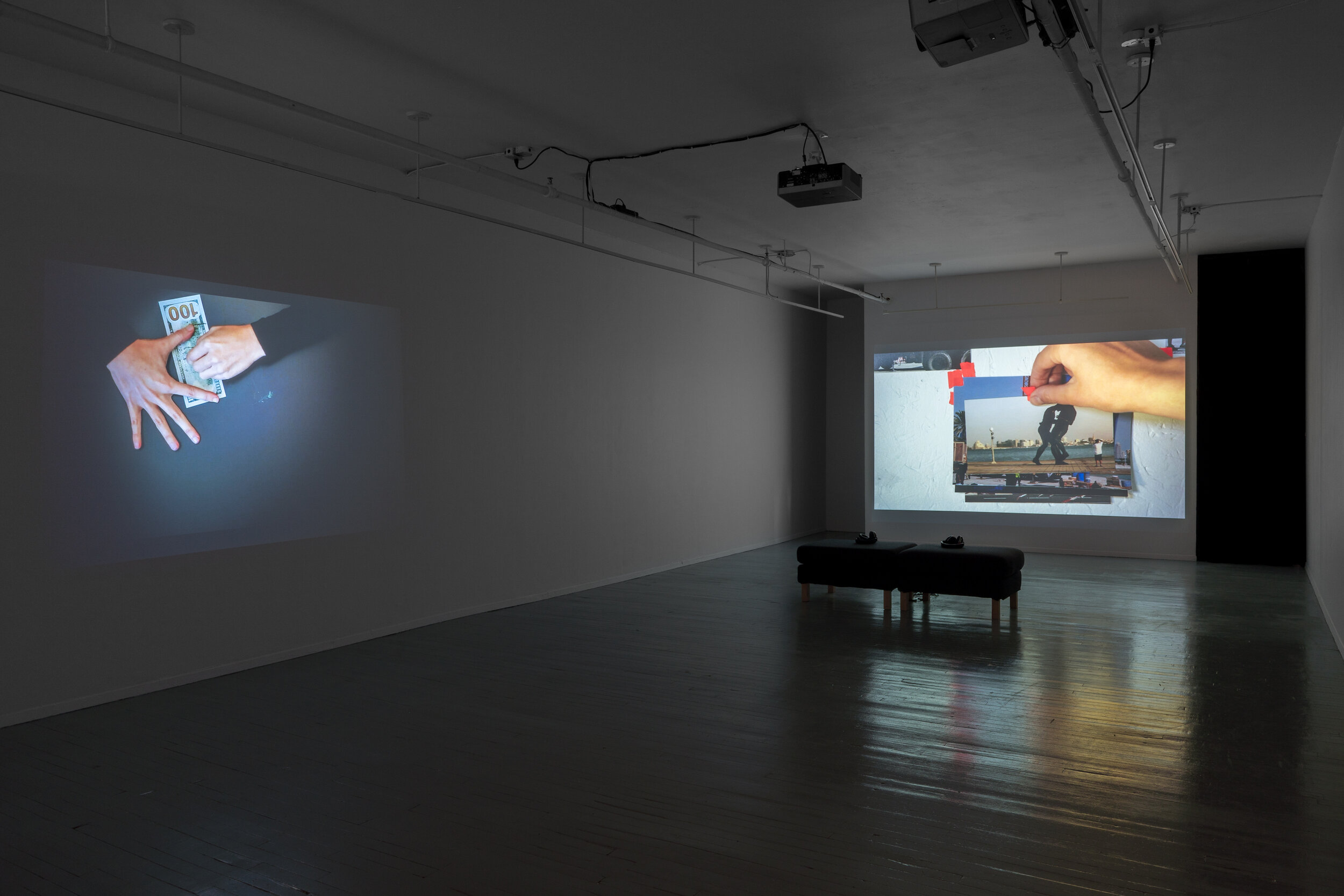 Installation view, Arprim, “Show of Hands: Manipulation, Appropriation and Mobility of the Printed Image,” Curated by Emmanuelle Choquette &amp; Marie-Pier Bocquet, Montréal, 2020