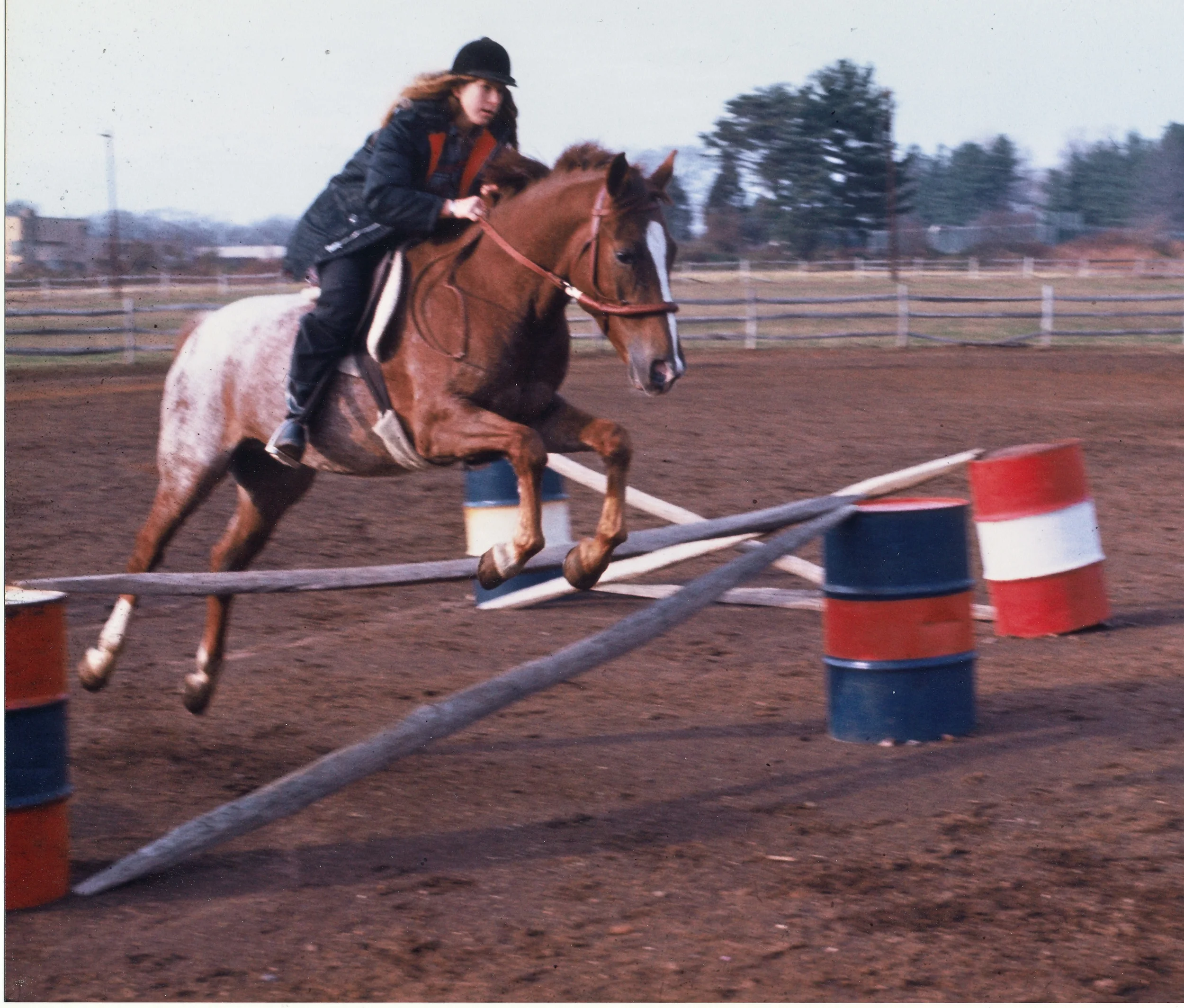 Jumping at age 16 on my horse Arapahoe