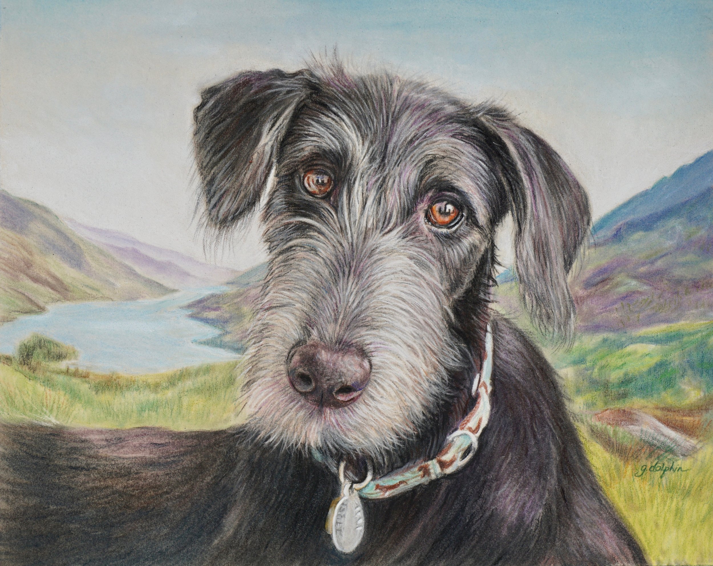 Pastel and Pencil Drawing of Derby by Gail Dolphin.jpeg