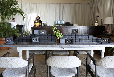 Nail Polish giveaway at Art Basel in Miami.