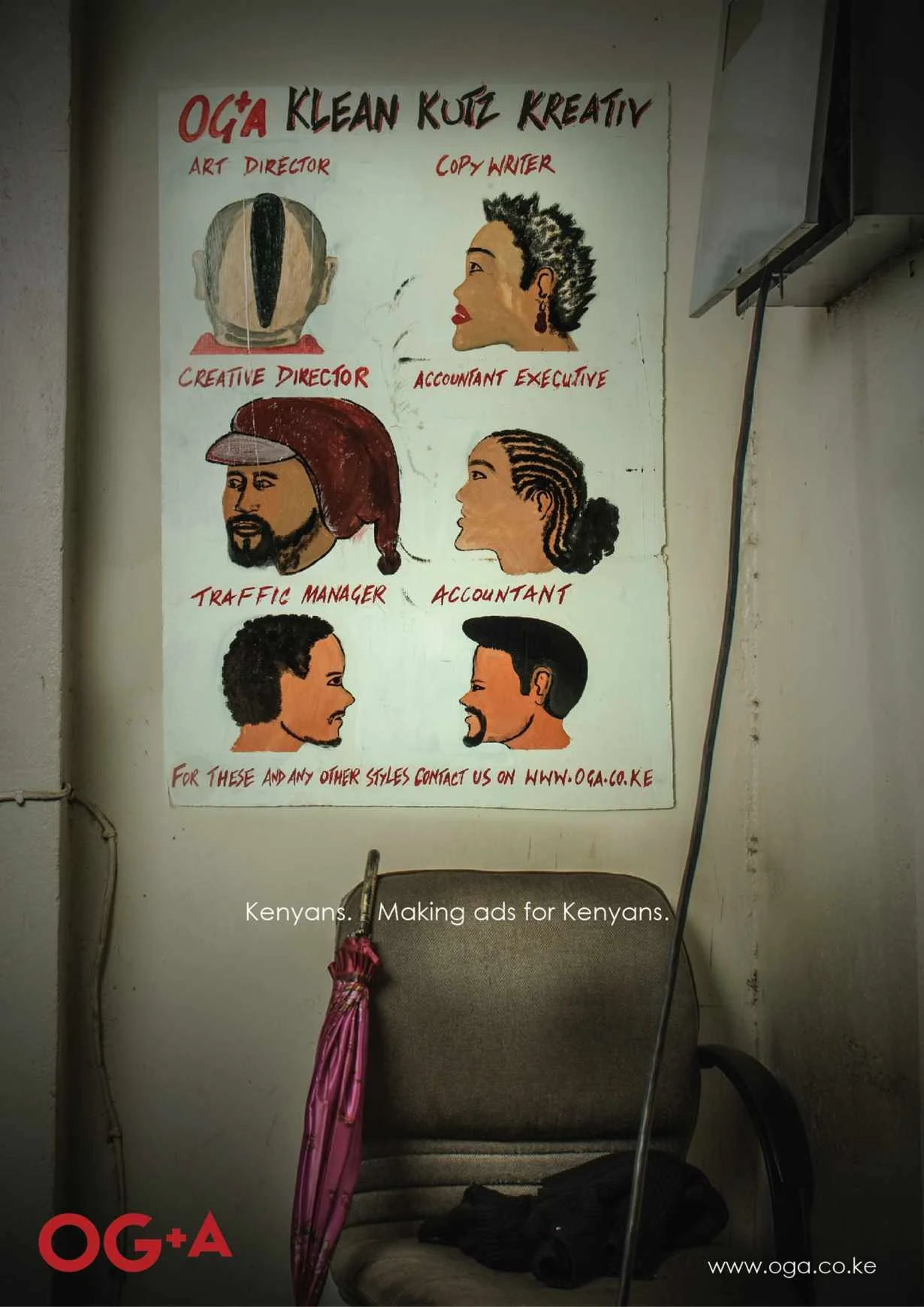OG+A: Barber shop Advertising Agency: OG+A, Nairobi, Kenya