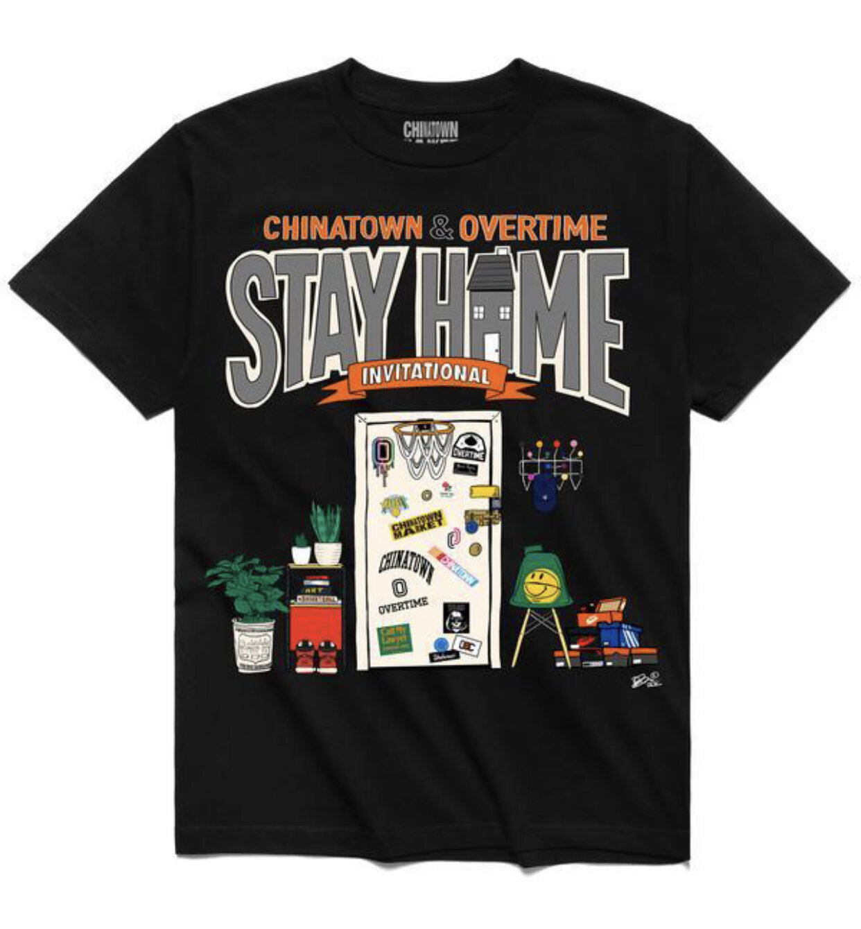 Stay Home Invitational T-Shirt by Dustin O. Canalin For Chinatown Market &amp; Overtime