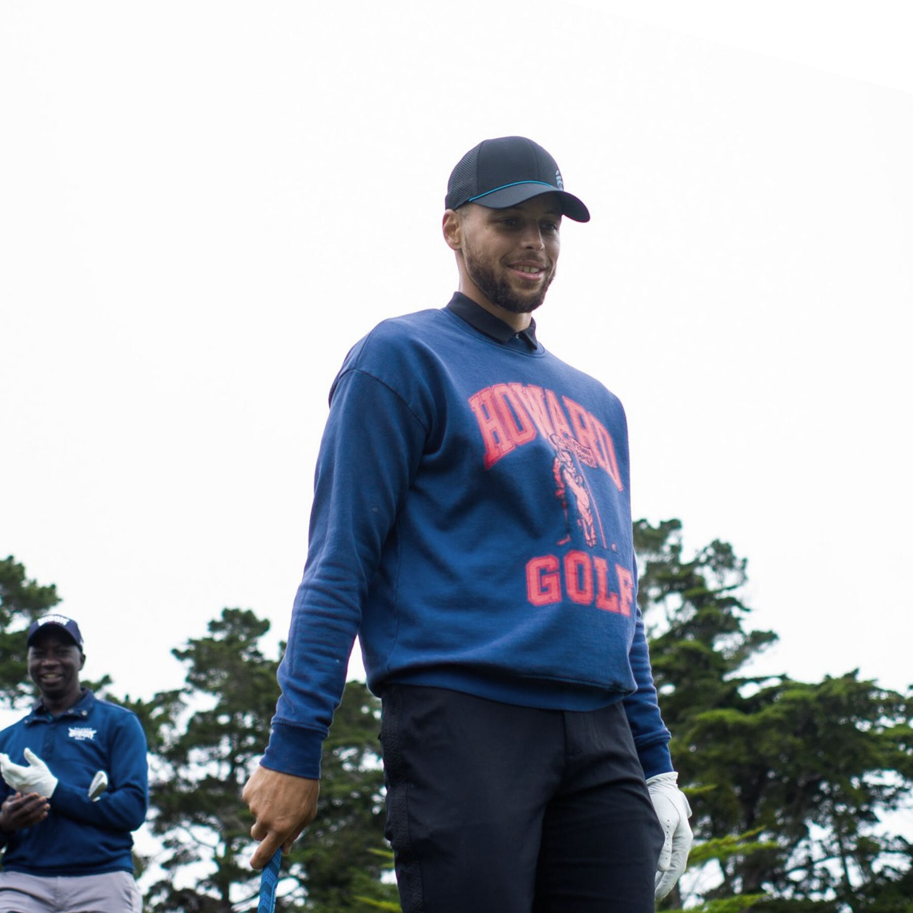 steph curry wearing Howard Golf Crew