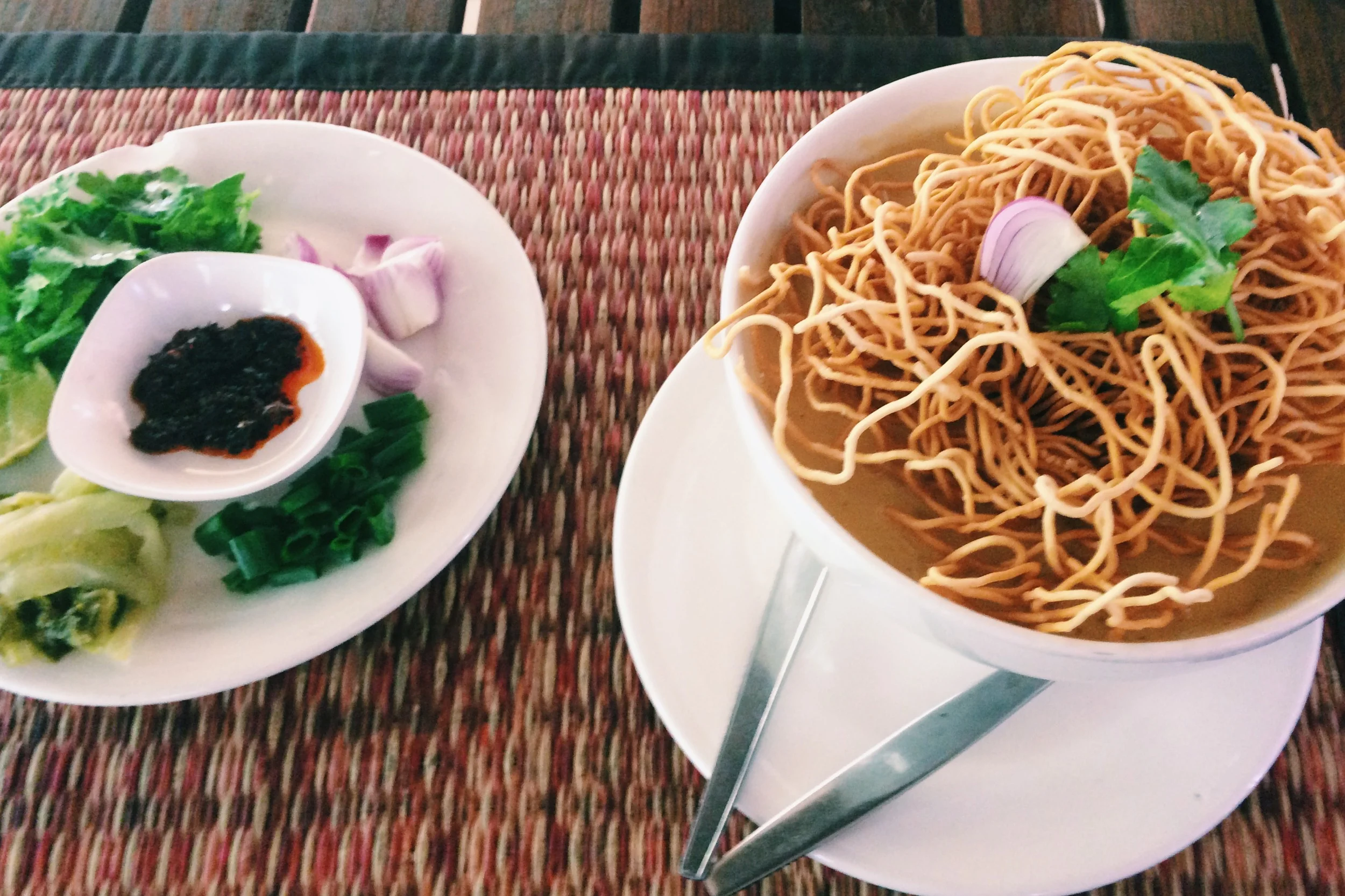Delicious khao soy was one of my favorite meals at Our Jungle House in Khao Sok National Park. 