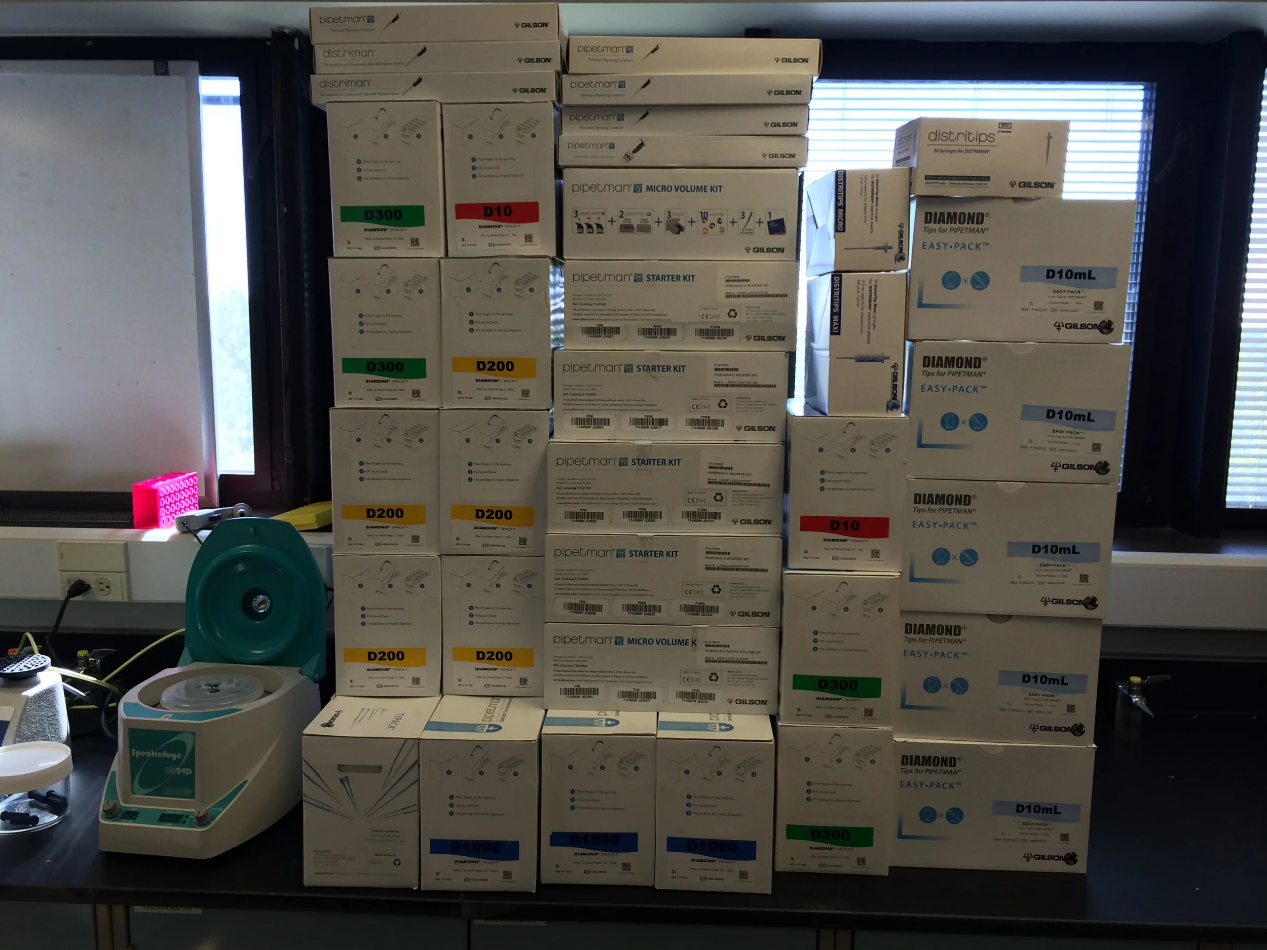 New pipettes have arrived