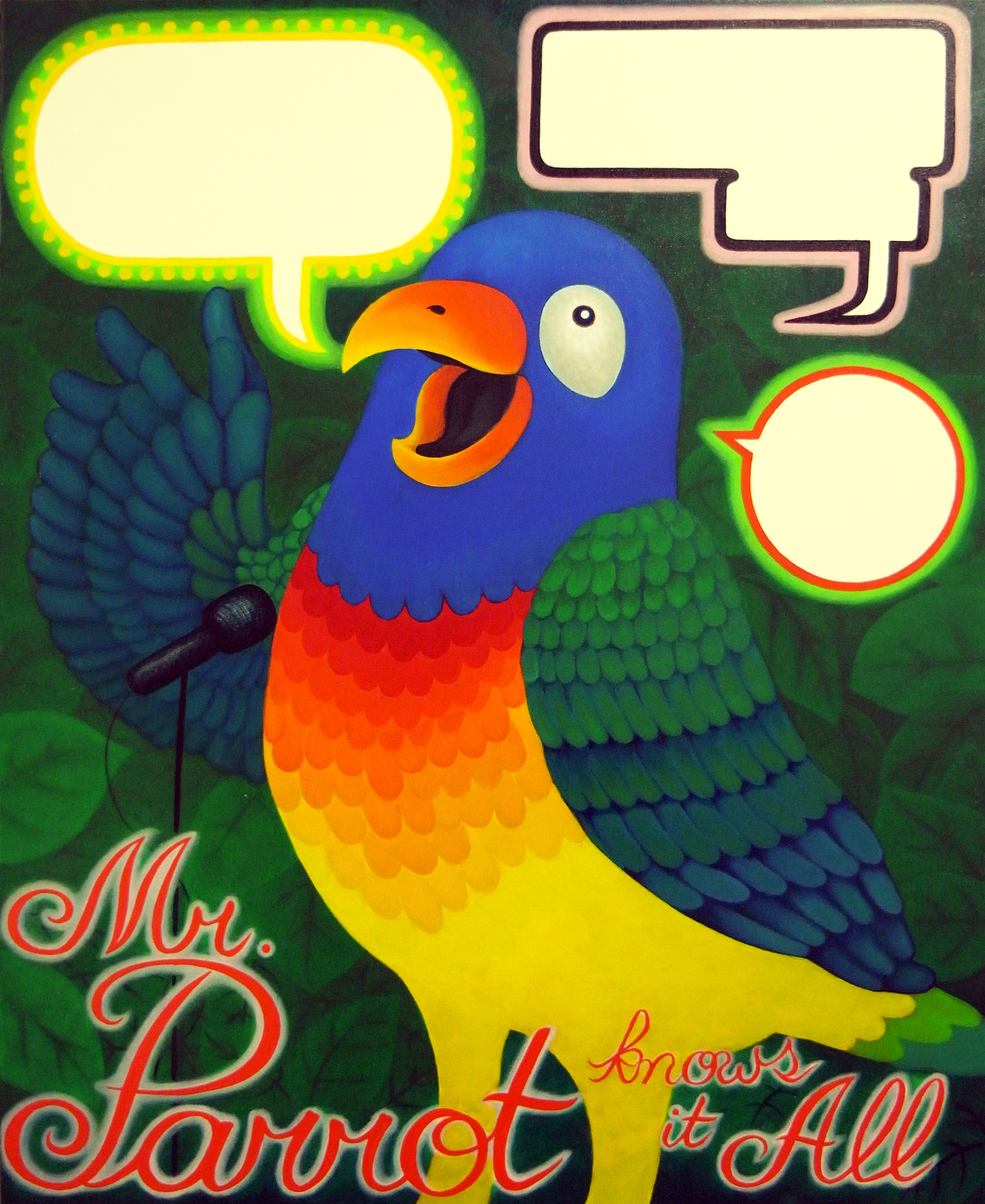 Mr. Parrot Knows it All 無所不知的鸚鵡先生  (Copy)