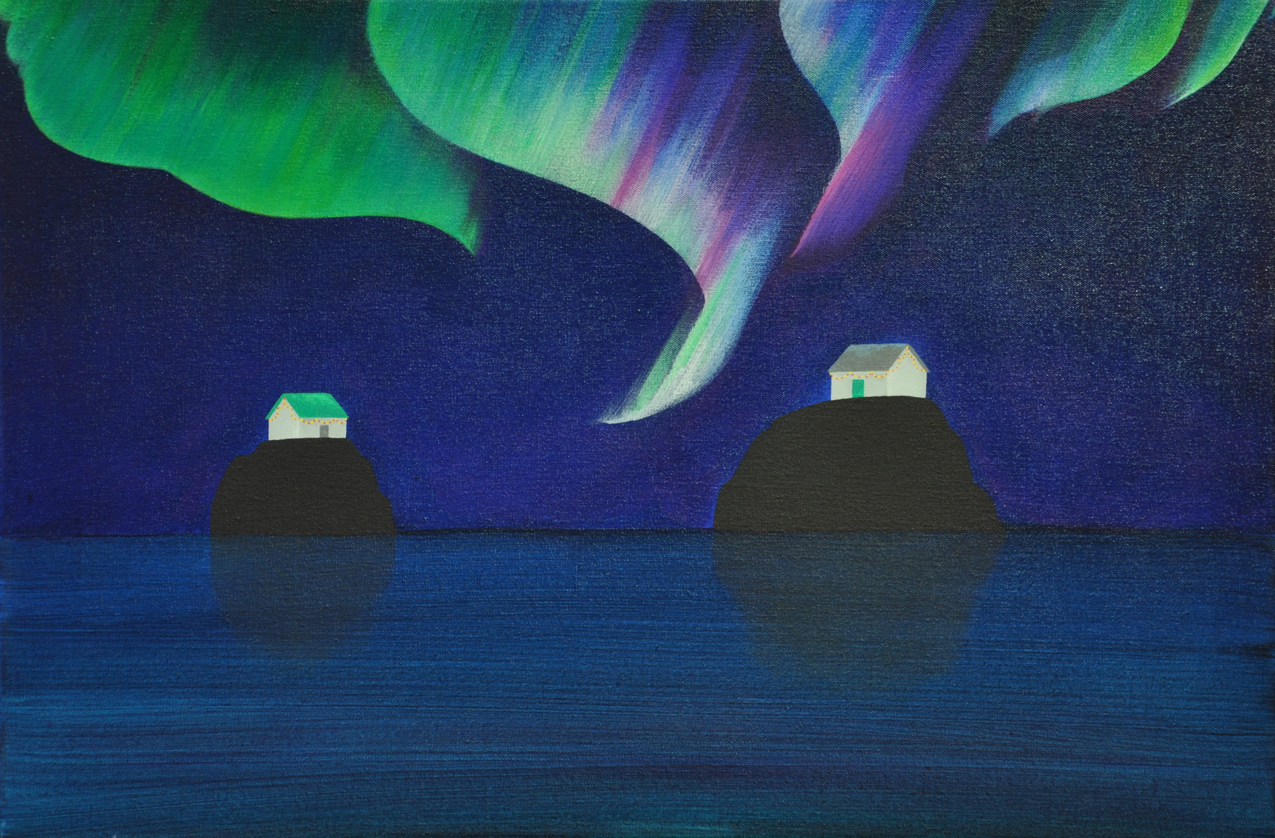 Islands Facing (Night) 