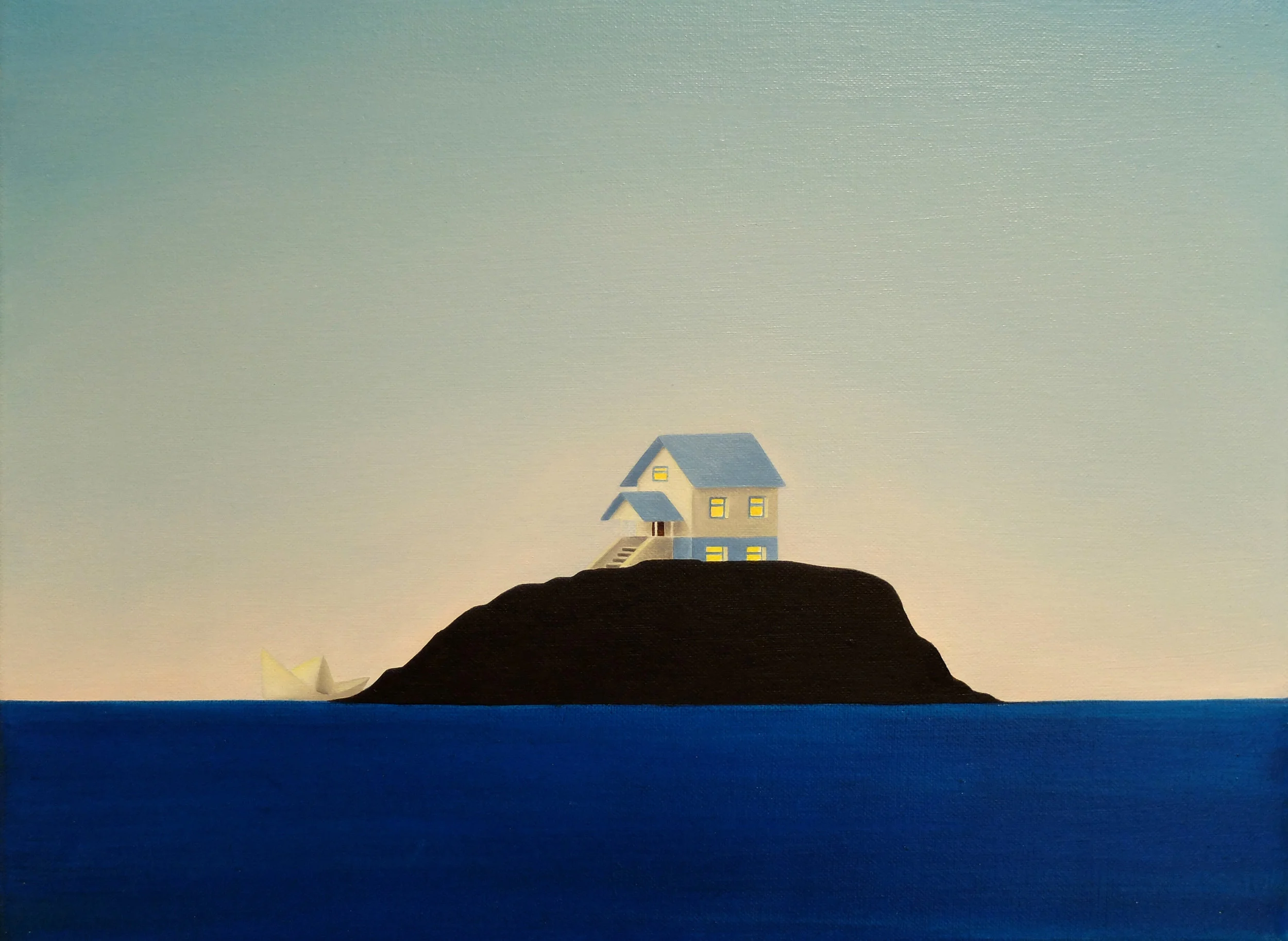 Island Paper Boat  (Copy)