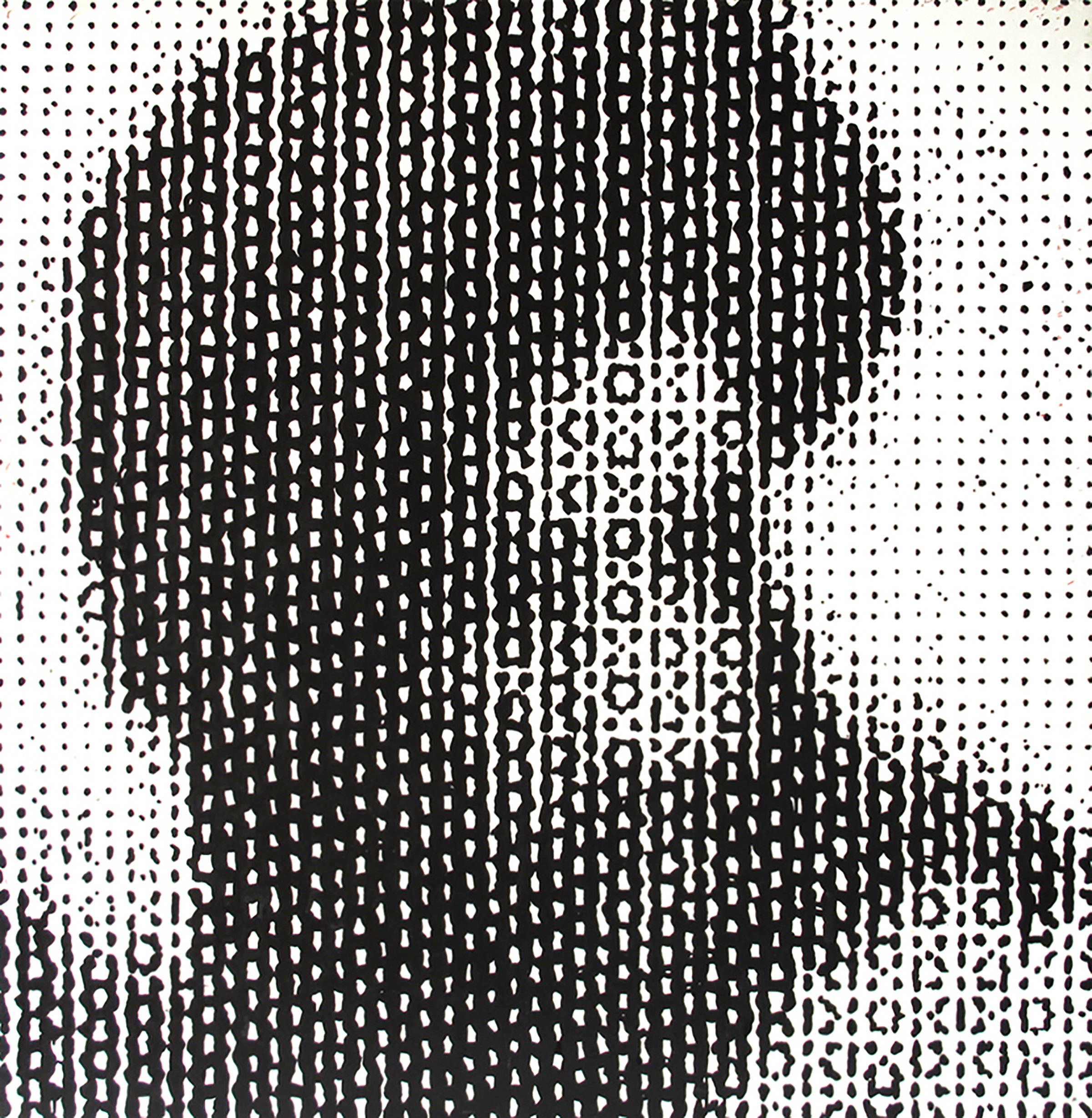 The Third Man 2005 Acrylic on gesso on board 119 x 116 cm 