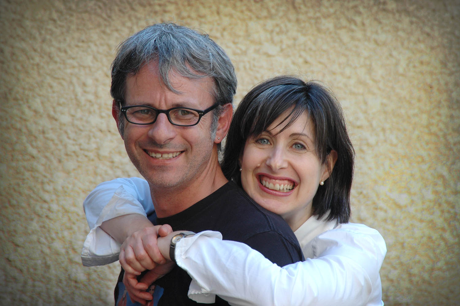 Sheara and I in our backyard during a Barbeque party with our friends