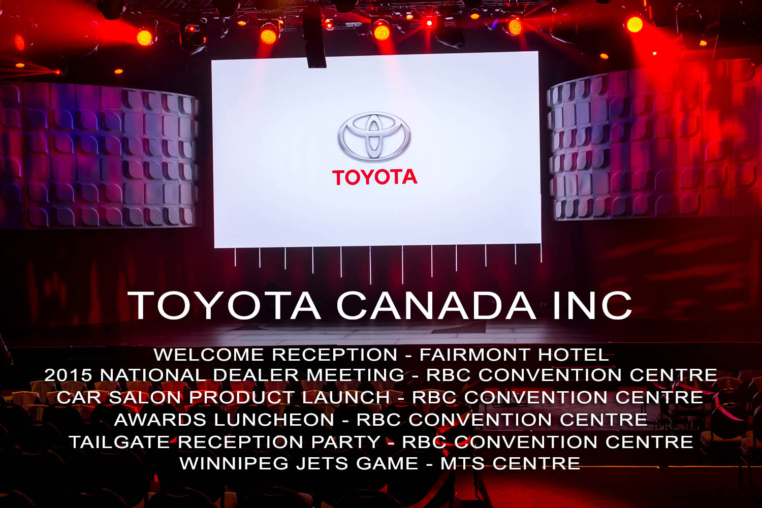 Toyota Canada National Product Launch