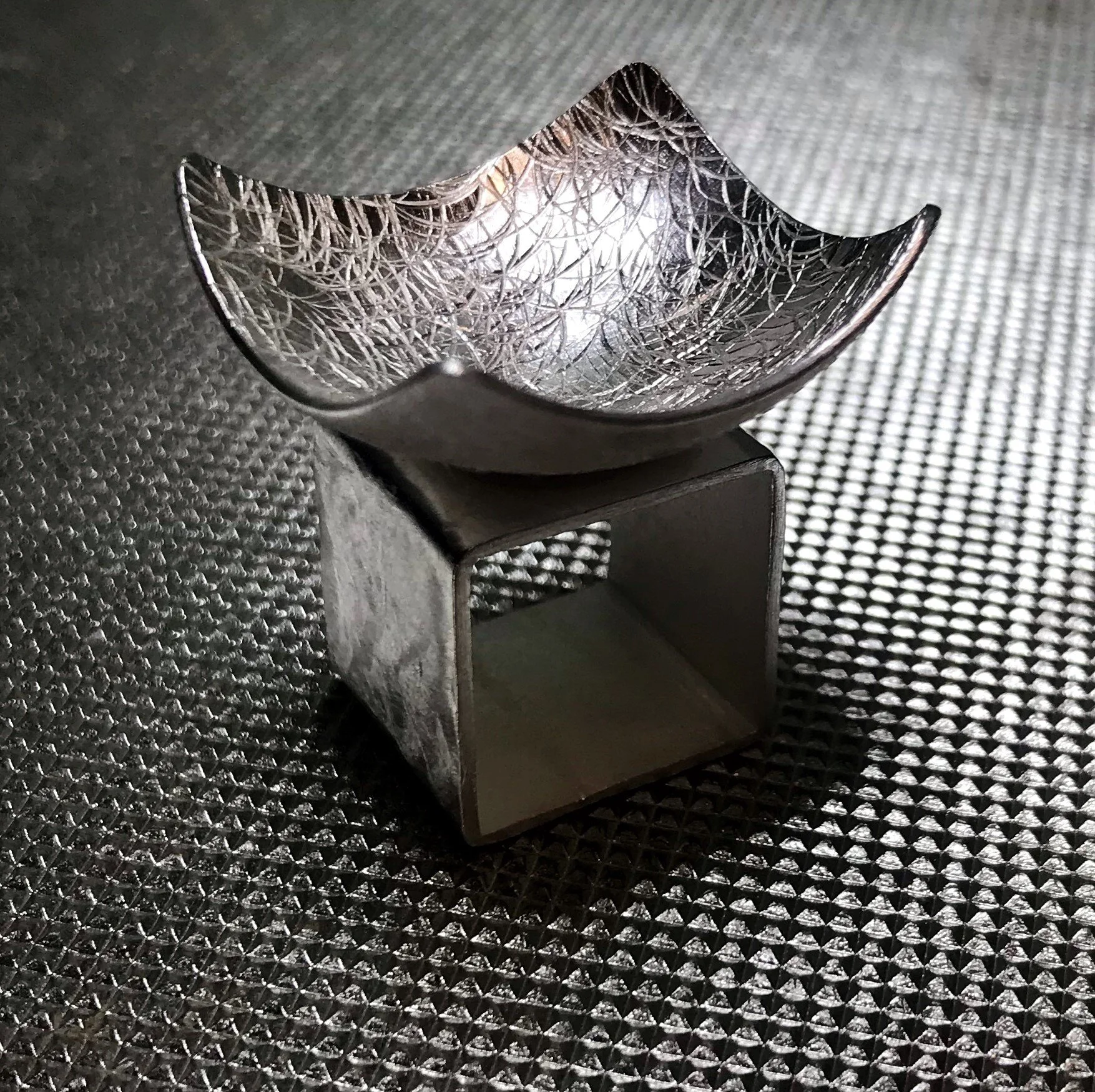 Ring-Vessels Collection-Square bowl w arc tecture.jpg