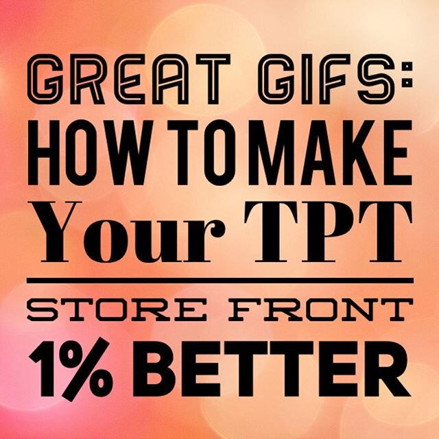 🎞 NEW VIDEO ON YOUTUBE 🎞
.
.
I&rsquo;ve just hit publish on my latest YouTube video &lsquo;Great GIFS: How to Make Your TPT Store Front 1% Better&rsquo;.
.
.
Creating a GIF is much easier than you&rsquo;d think and it&rsquo;s a great way of capturi