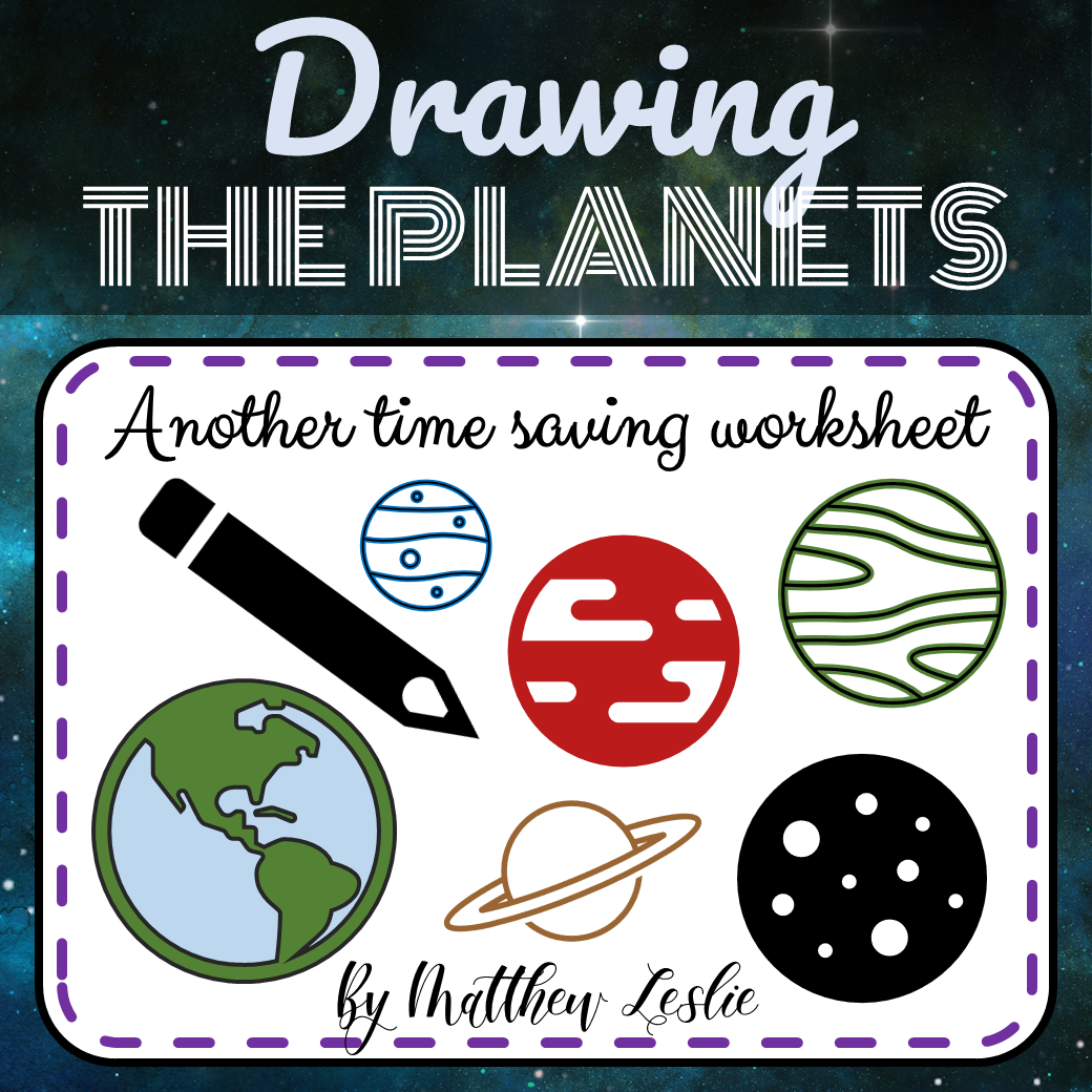 Drawing the Planets (Worksheet)