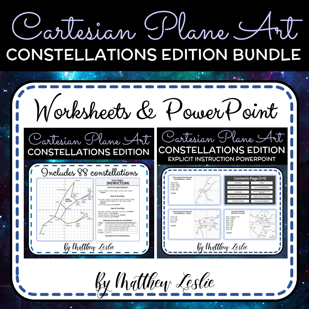 Cartesian Plane Art - Constellations Edition Bundle