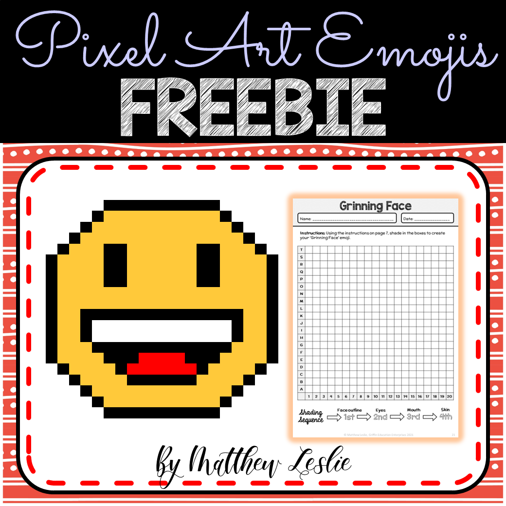 Pixel Art Emojis Freebie