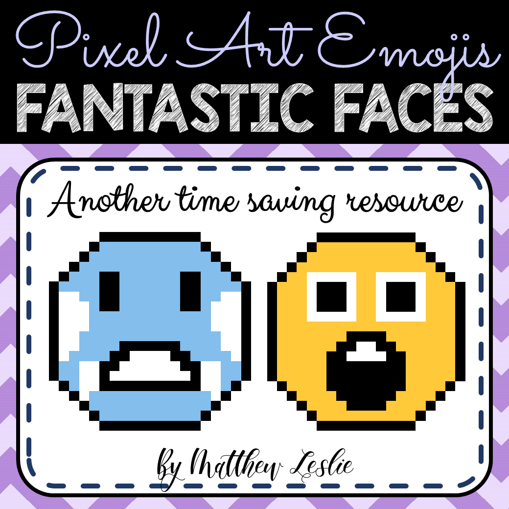 Pixel Art Emojis: Fantastic Faces Volume 3