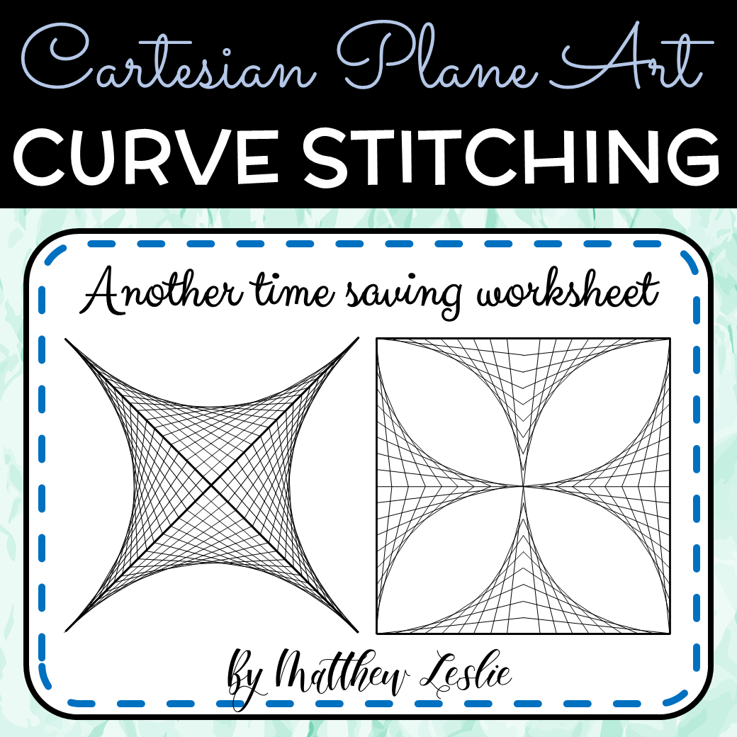 Cartesian Plane Art - Curve Stiching