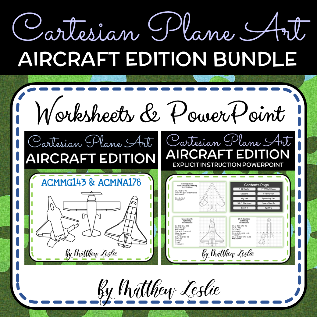 Cartesian Plane Art - Aircraft Edition Bundle