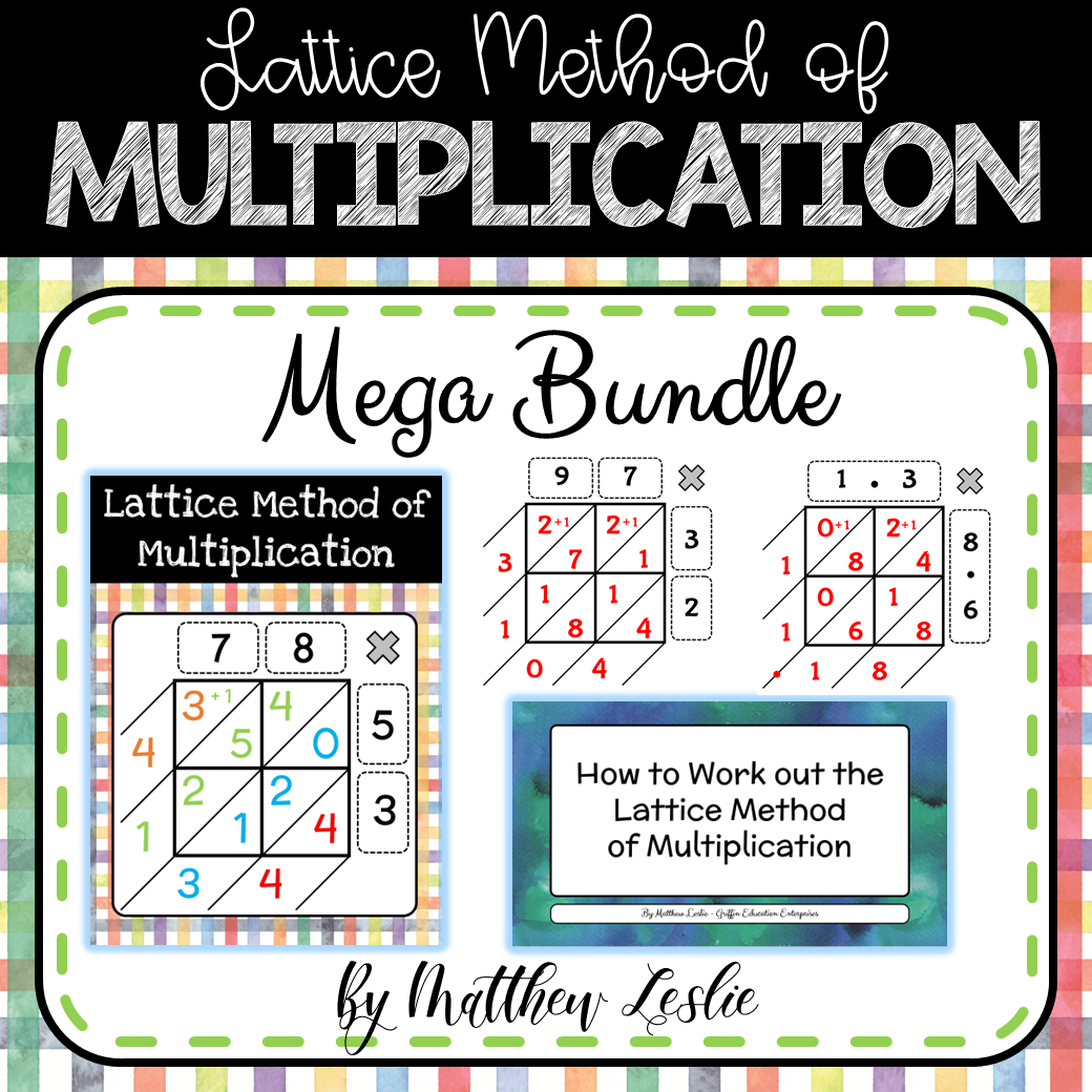 Lattice Method of Multiplication Mega Bundle
