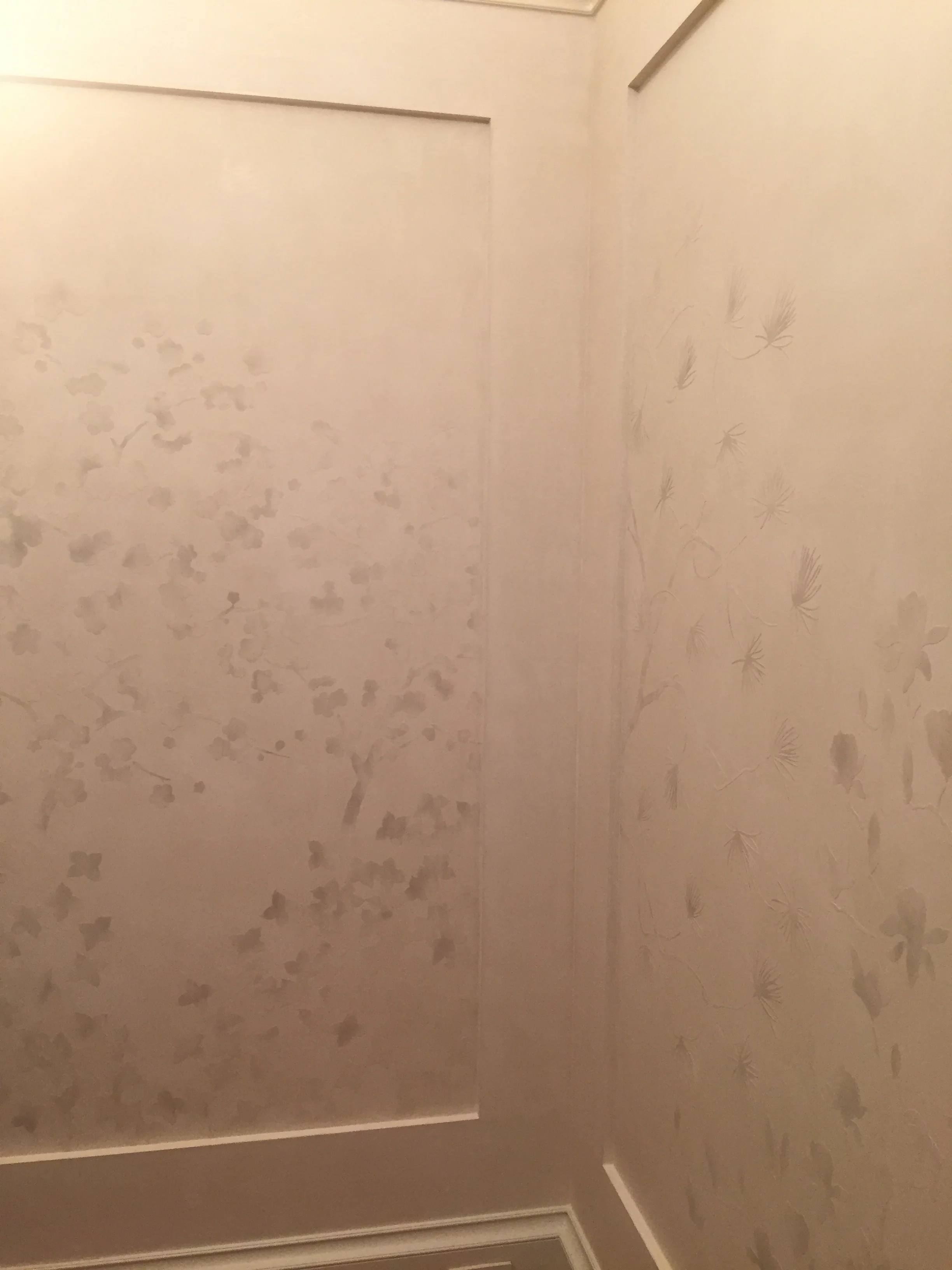  Raised Venetian Plaster Custom Design. San Fransisco, CA 