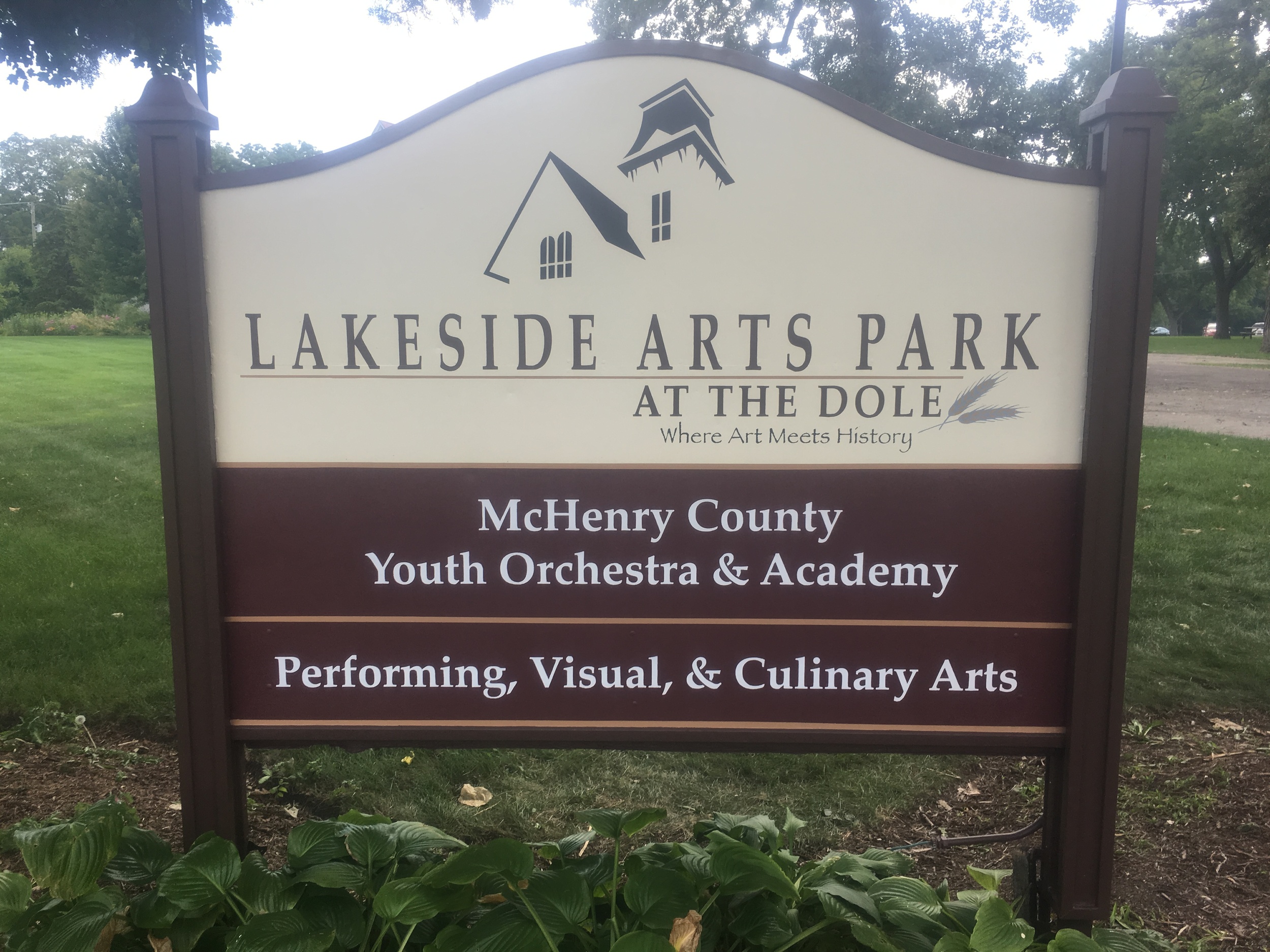 Lakeside Arts Park at the Dole - Signage