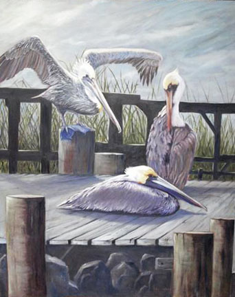 CAG Gallery_Lynn Salkeld_Three Pelicans.jpg