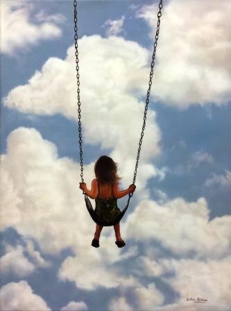   “Girl on a Swing II” by Silvia Belviso  